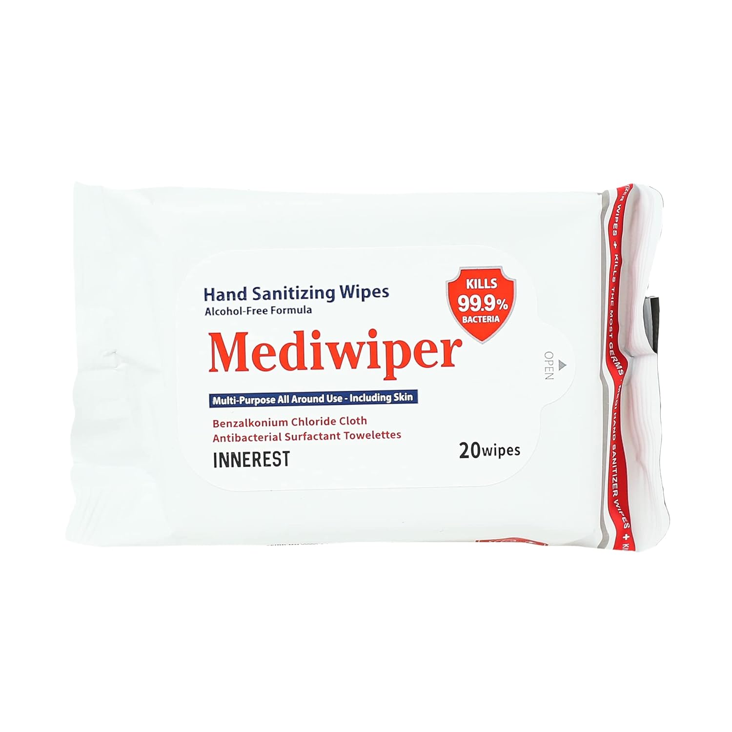 Refreshing Wet Wipes Travel Size Alcohol-Free Wipe Sanitizes/Cleans/Deodorizes Bulk Wipes (200 Wipes (20ct, 10pk))