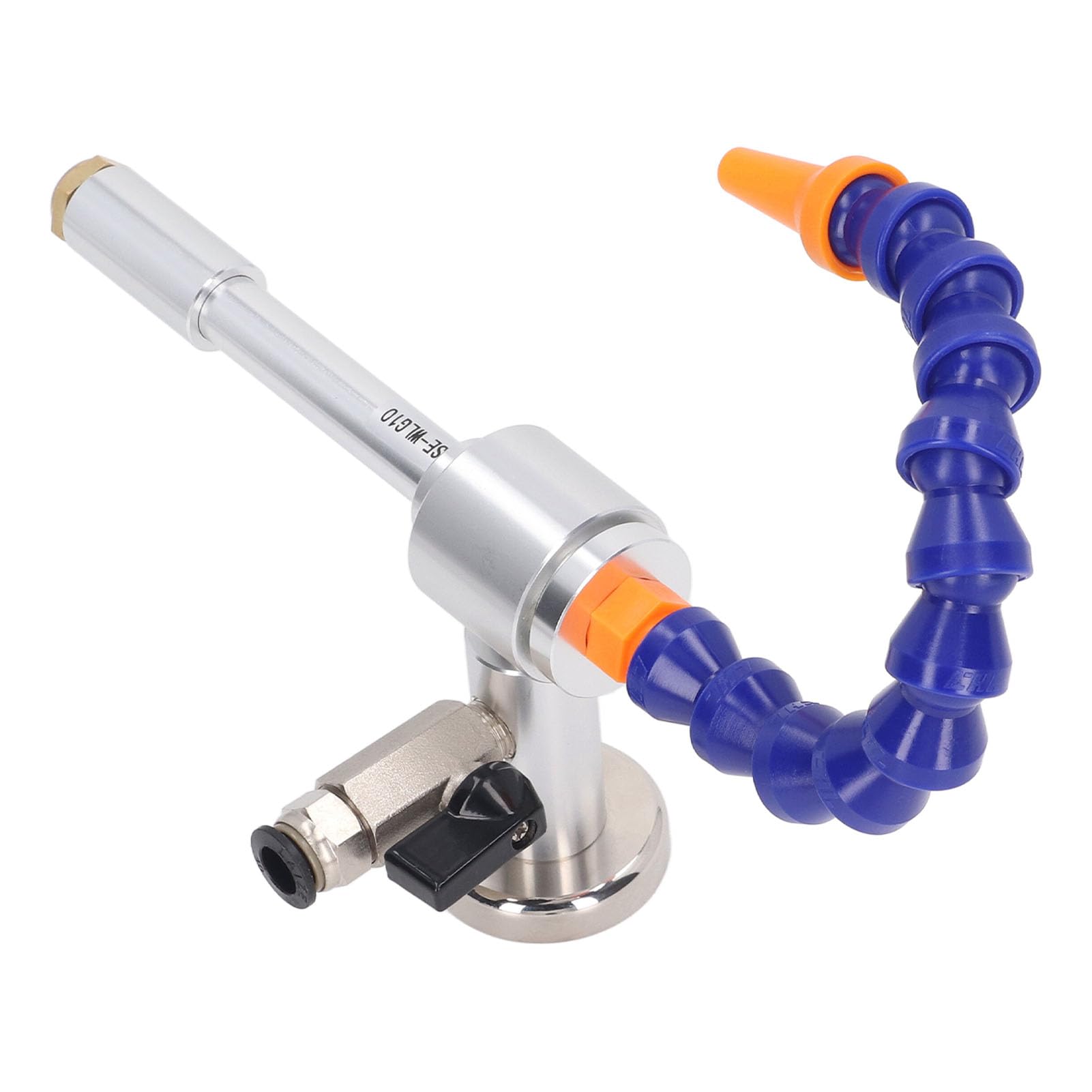Fafeicy Pistola de Aire Frío 7 Bar 650BTU/h, Herramienta de Enfriamiento de Aleación de Aluminio con Manguera Flexible para Procesamiento de Plástico y Metal