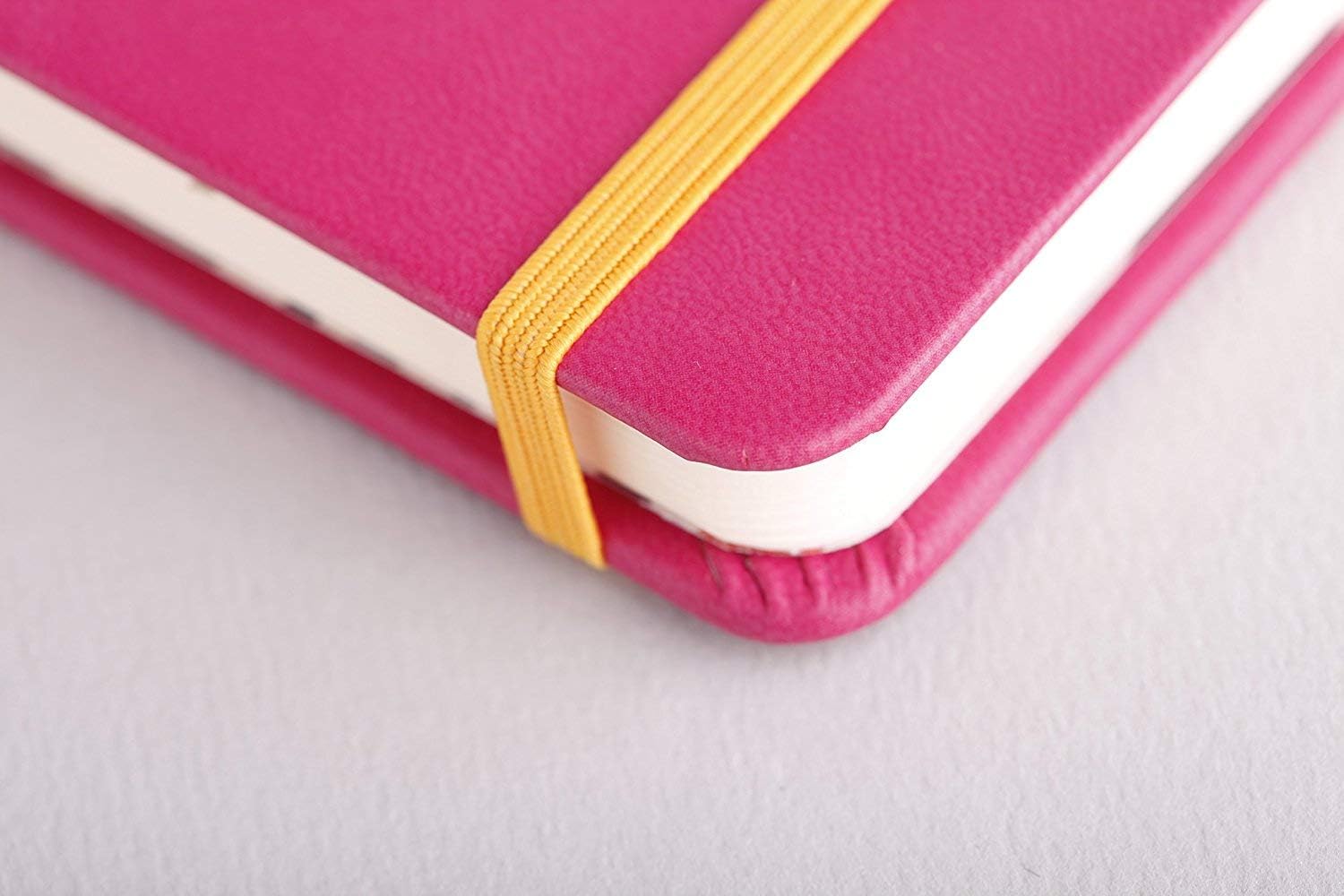 Rhodia Rhodiarama Webnotebook - Lined 96 sheets - 5 1/2 x 8 1/4 - Raspberry Cover (118752C)