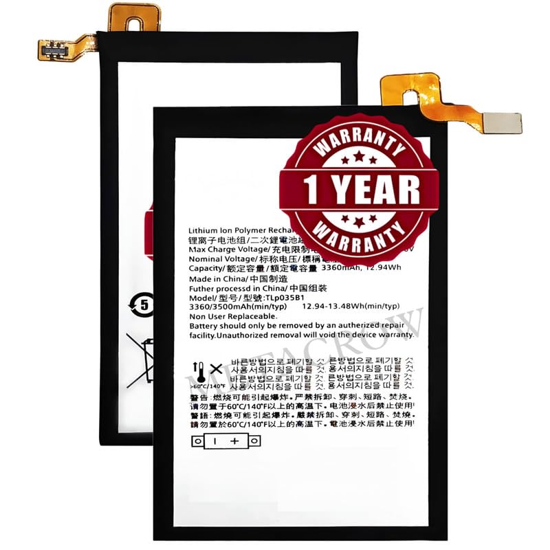 Image of Original TLP035B1 Battery Compatible for BlackBerry Key 2 (BBF100-1, BBF100-2, BBF100-4, BBF100-6) - (3500mAh) - 1 Year Warranty JK1