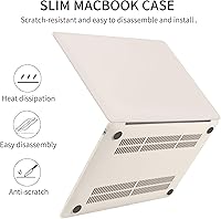 Vista 4 de Seorsok - Funda compatible con MacBook Air de 15 pulgadas, versión de lanzamiento 2023 2024 M3 A3114 M2 A2941, pantalla Liquid Retina Display