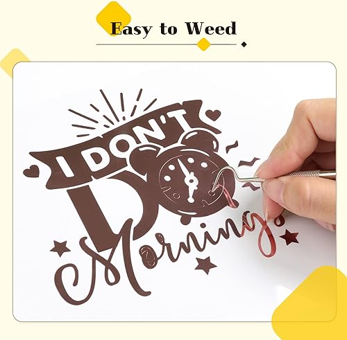 Miniatura 39 de Vinilo para Cricut – Juego de hojas de vinilo adhesivas permanentes – Hojas de vinilo de 12 x 12 pulgadas / 30.48 x 30.48 cm. y hojas de cinta de 12