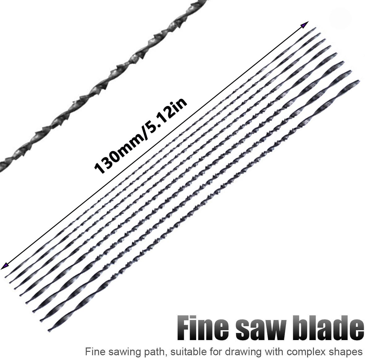 8-Piece Spiral Saw Blades Kit - Precision Cutting -5