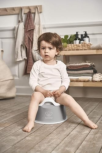 Miniatura 4 de BabyBjörn Smart Potty rosa polvoblanco azul profundo / blanco, verde oscuro/blanco, Gray, Gris/Blanco, Pink, blanco, rosado (Powder Pink/White),