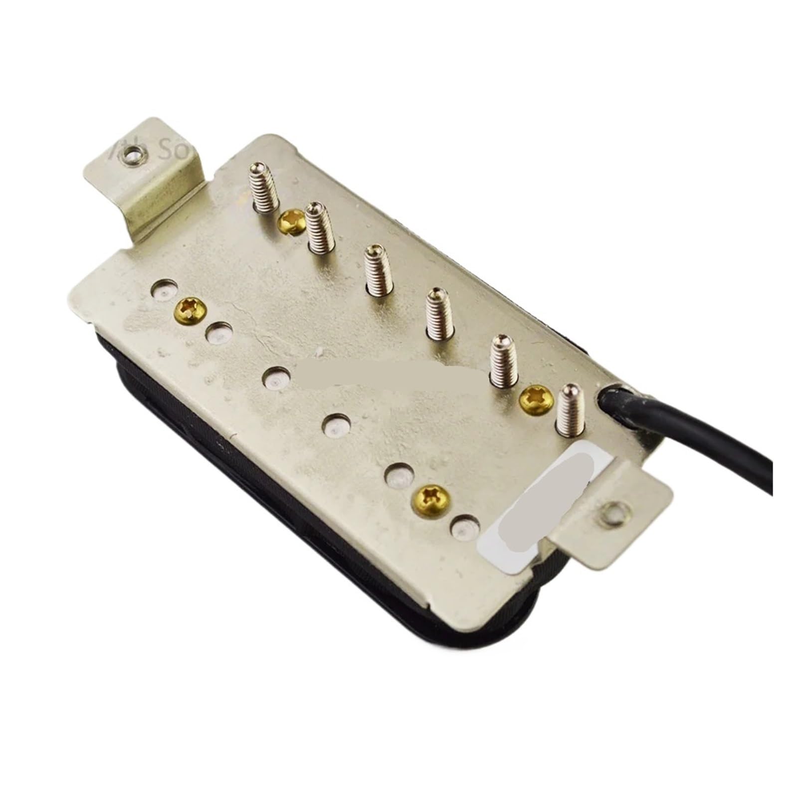 Juego de pastillas Humbucker Alnico 5 con mástil SH2 y puente SH4 for guitarra eléctrica, Jazz JB, espaciado entre polos de 50 mm, cable de 4 conductores