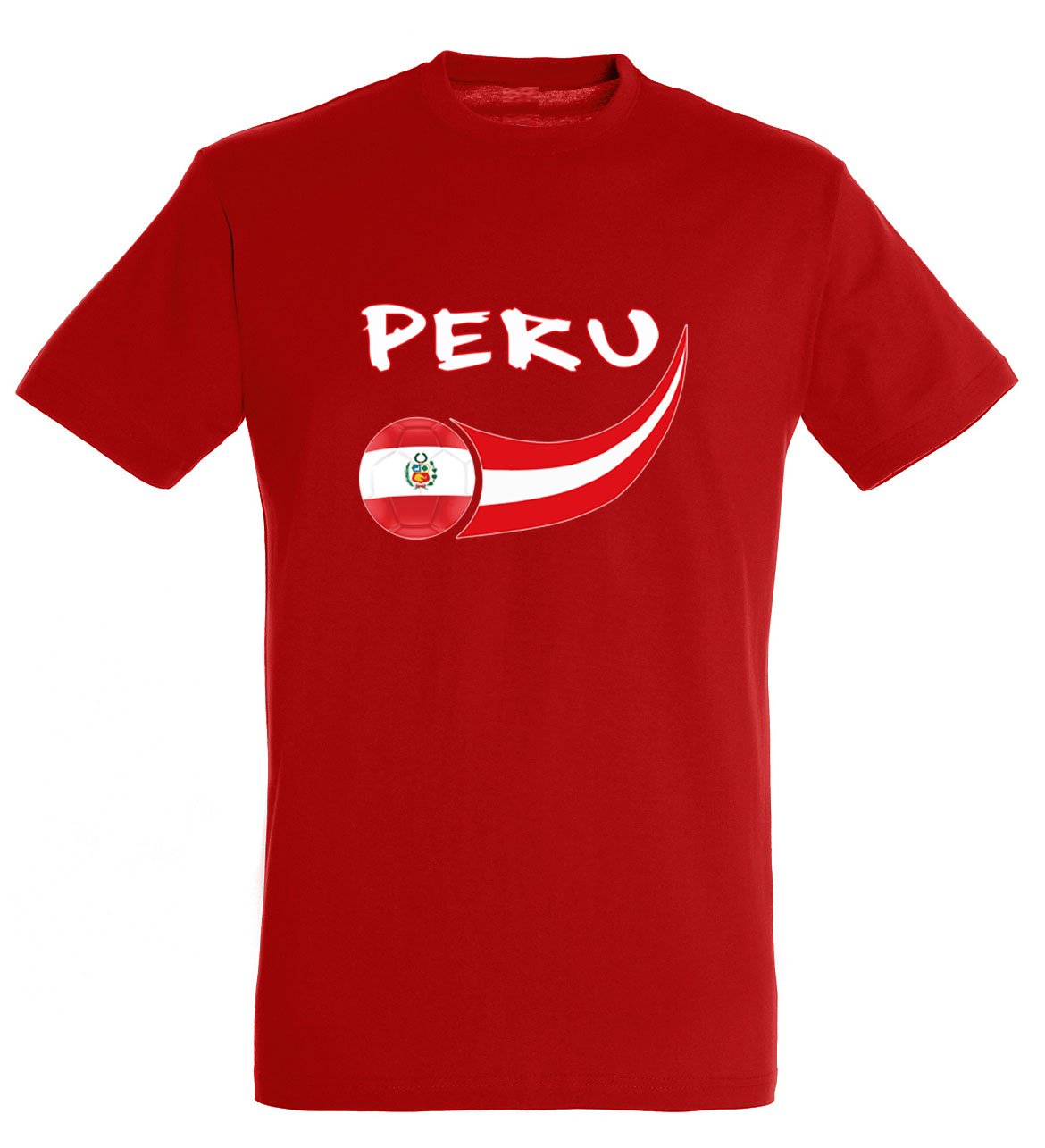 Supportershop Men Peru T-shirt - red Large