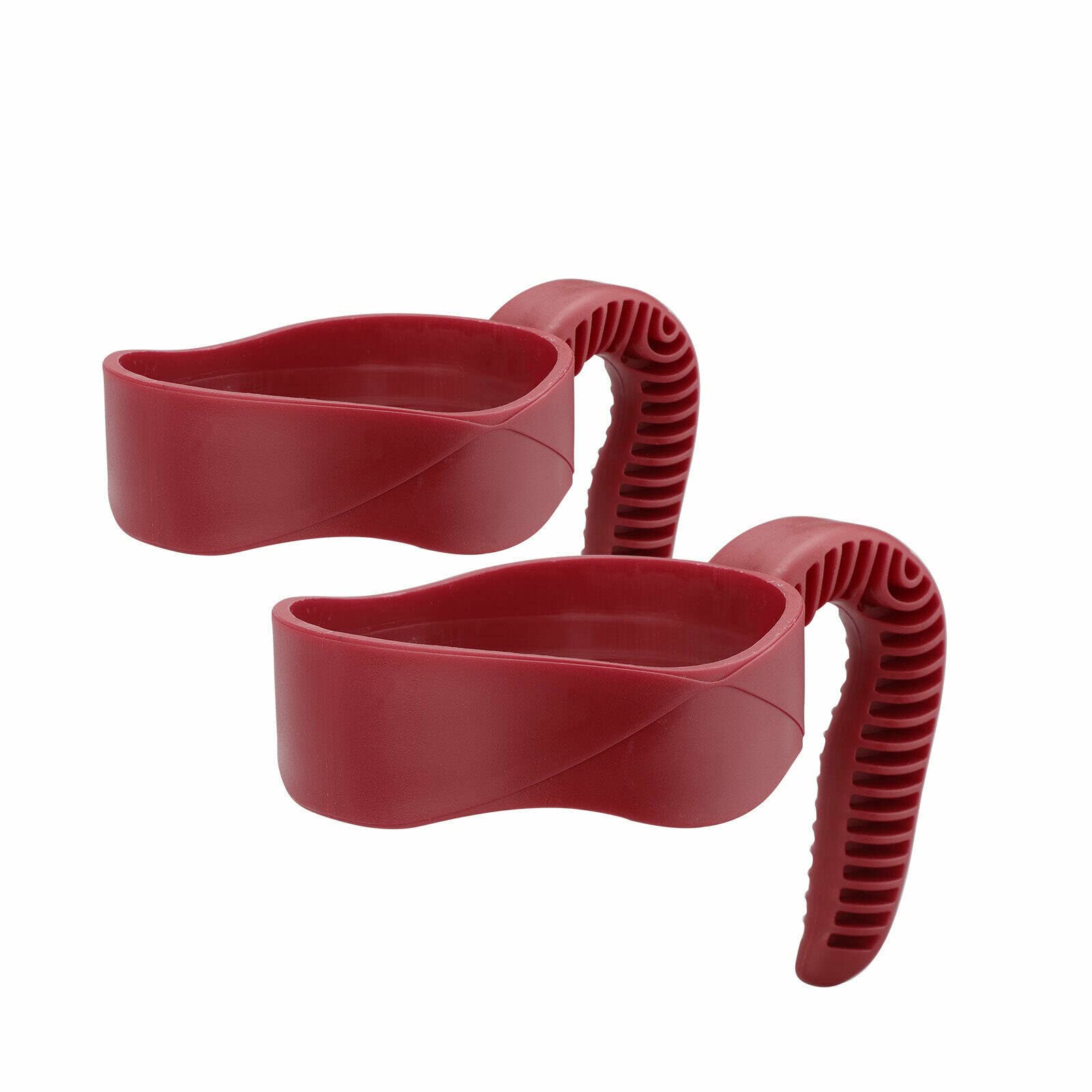 BRAVECOW Replacement Cup Handle for 30oz Tumbler Coffee Mug Grip Holder (2PCS Red)