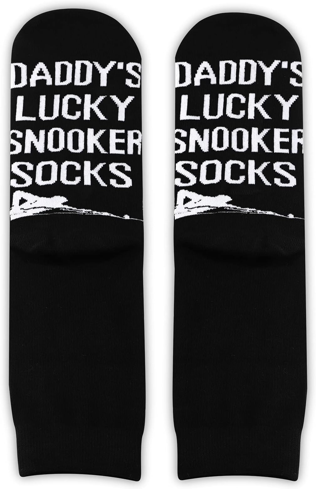 TSOTMOSnooker Socks Billiard Gift Sports Socks Snooker Lover Fans Gift Daddy's Lucky Snooker Socks For Snooker Player