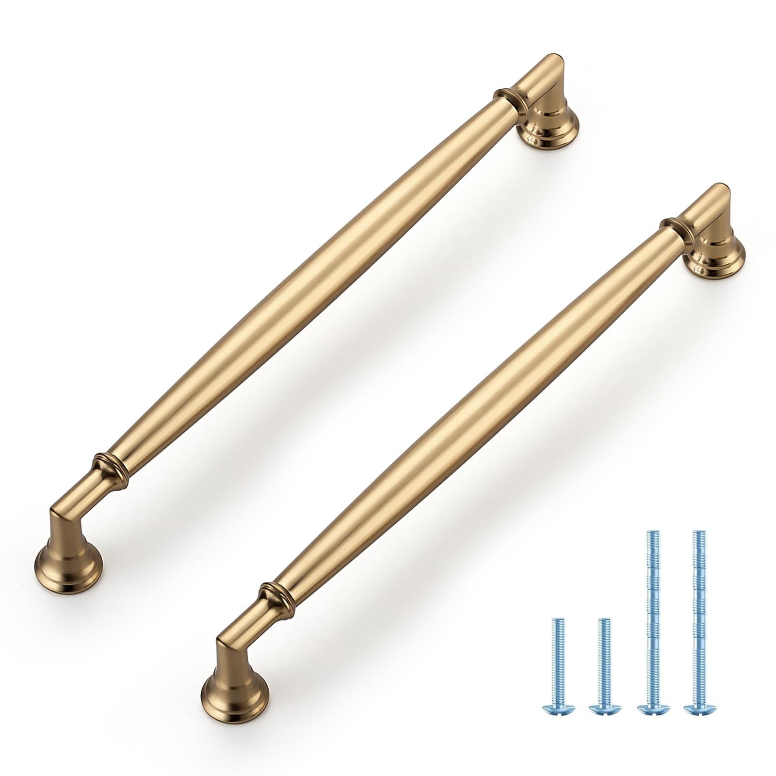 HOME EDIT 10 Pack 5 Inch Champagne Bronze Cabinet Handles Solid Zinc Alloy Pulls for Kitchen, Dresser, Closet & Bathroom Cabinets Hardware — view 27