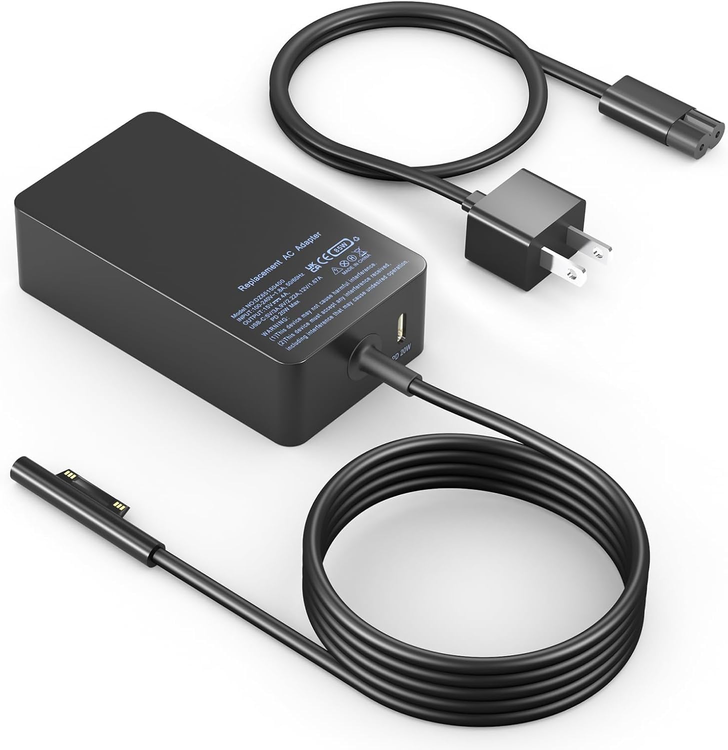 Amazon.com: 65W Surface Laptop Charger for Microsoft Surface Pro
