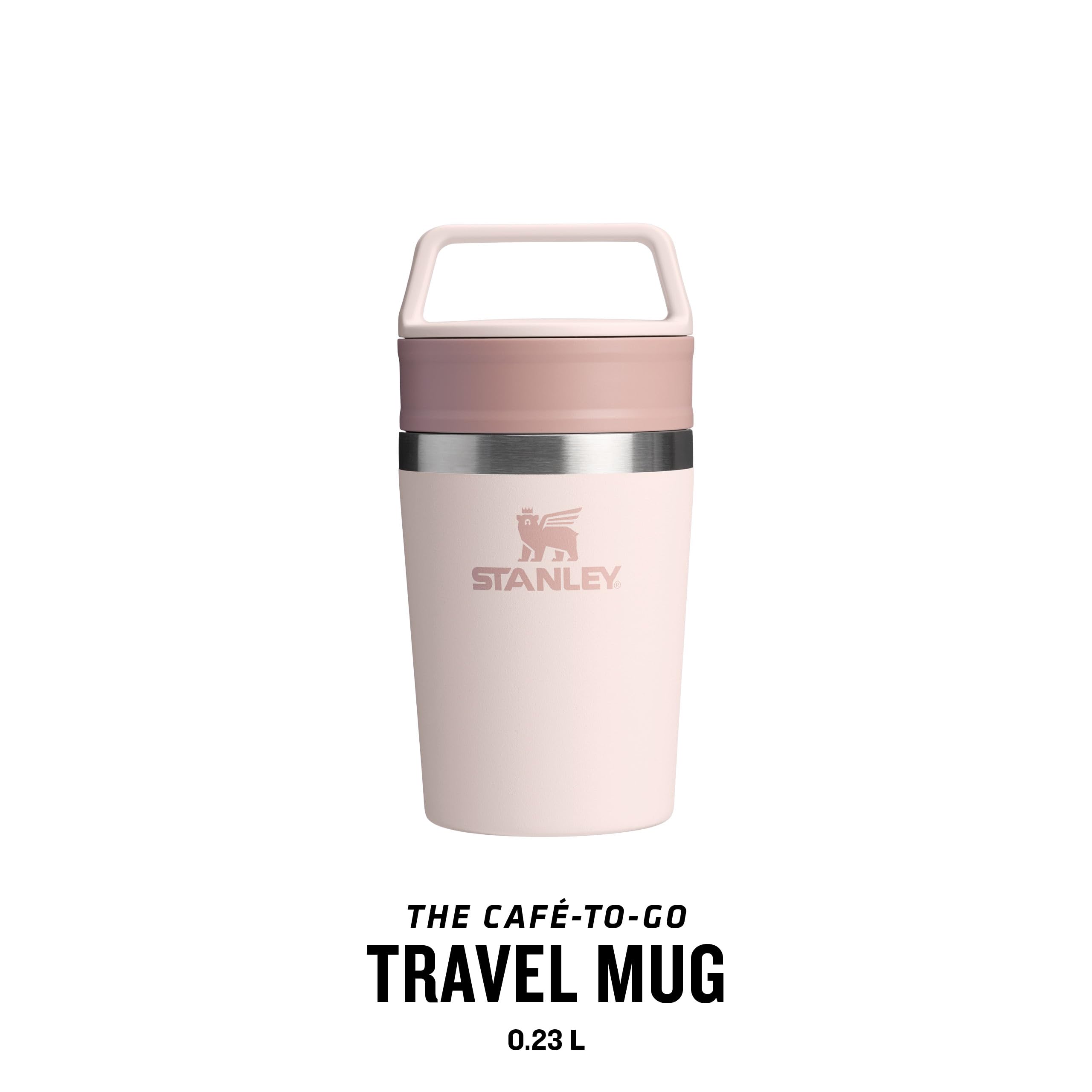 STANLEY 1913 Cafe to-Go Travel Mug 0.23L, Keeps 3 Hours Hot, 4 Hours Cold, Stainless Steel Thermal Mug, Dishwasher Safe - Image 3