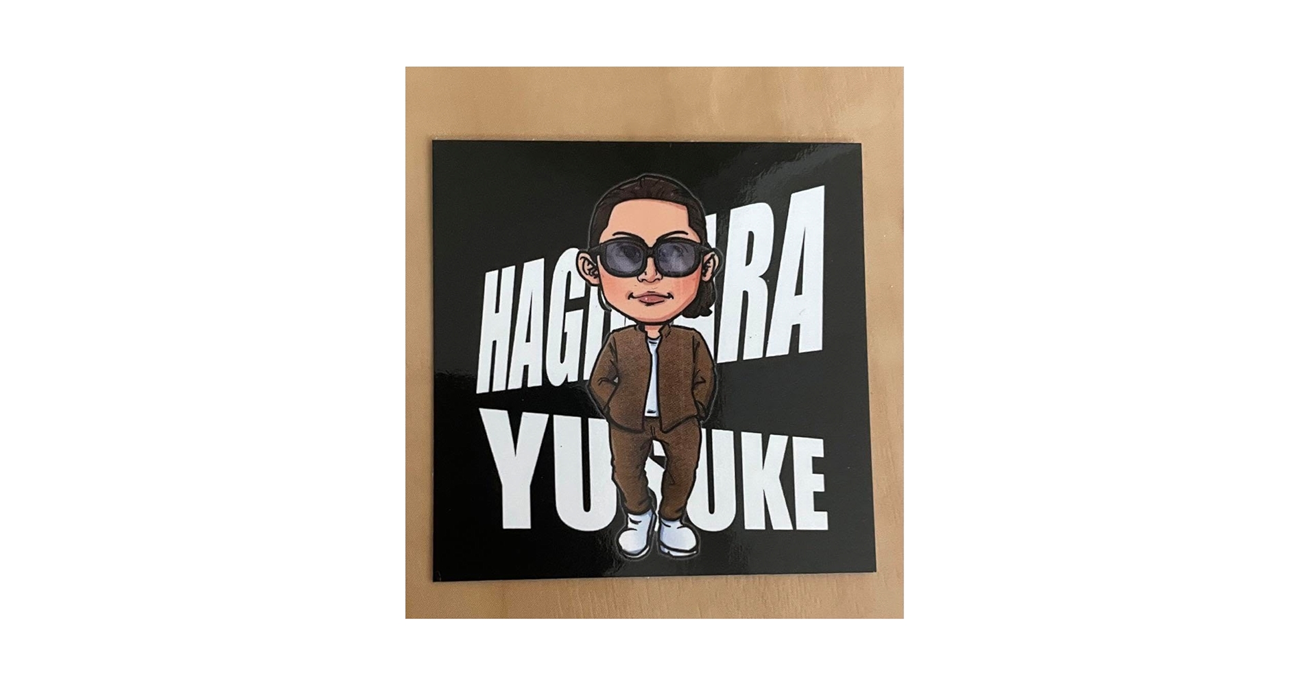 YUSUKE HAGIWARA サングラス　ブラック×グレー　萩原裕介 YUSUKE HAGIWARA サングラス ブラック×グレー 萩原裕介 YUSUKE