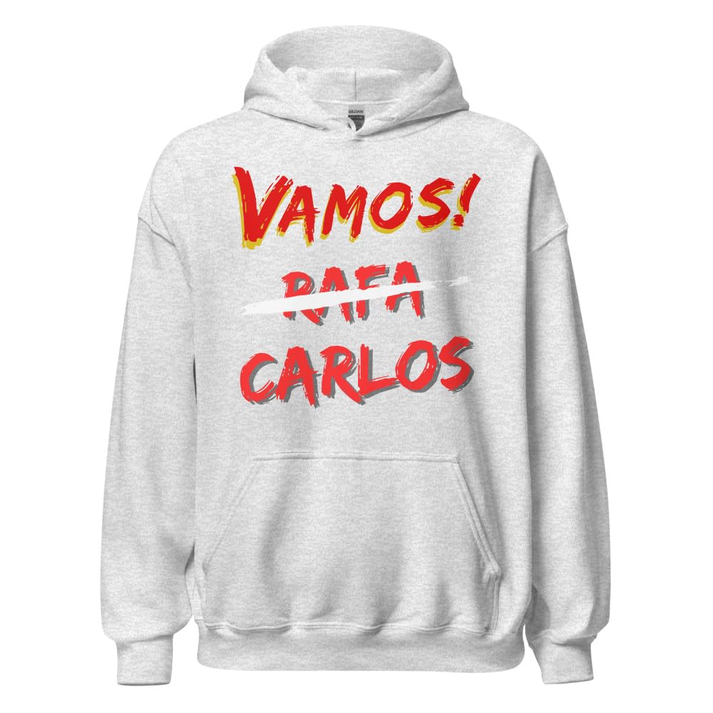 Sweat à capuche Tennis Vamos Carlos Ash cendre XX-Large pour homme