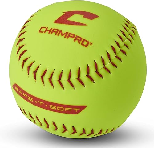 Miniatura 3 de CHAMPRO Safe-T-Softball Cover Optic Yellow 12 PK Funda para Softbol