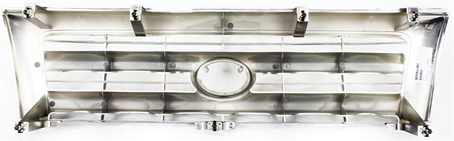 Compatible with TACOMA 98-00 GRILLE, Chrome Shell/Painted Dark Argent Insert, 2WD/4WD, w/Pre-Runner