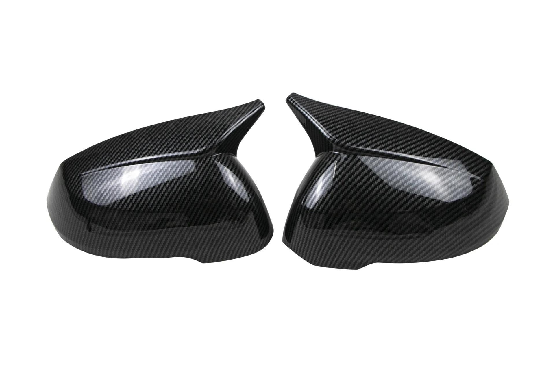 For X1 U11 U12 2023 2024 LHD Rearview Side Mirror Cover Wing Cap Exterior Sticker Door Case Trim Housing Carbon(Carbon)