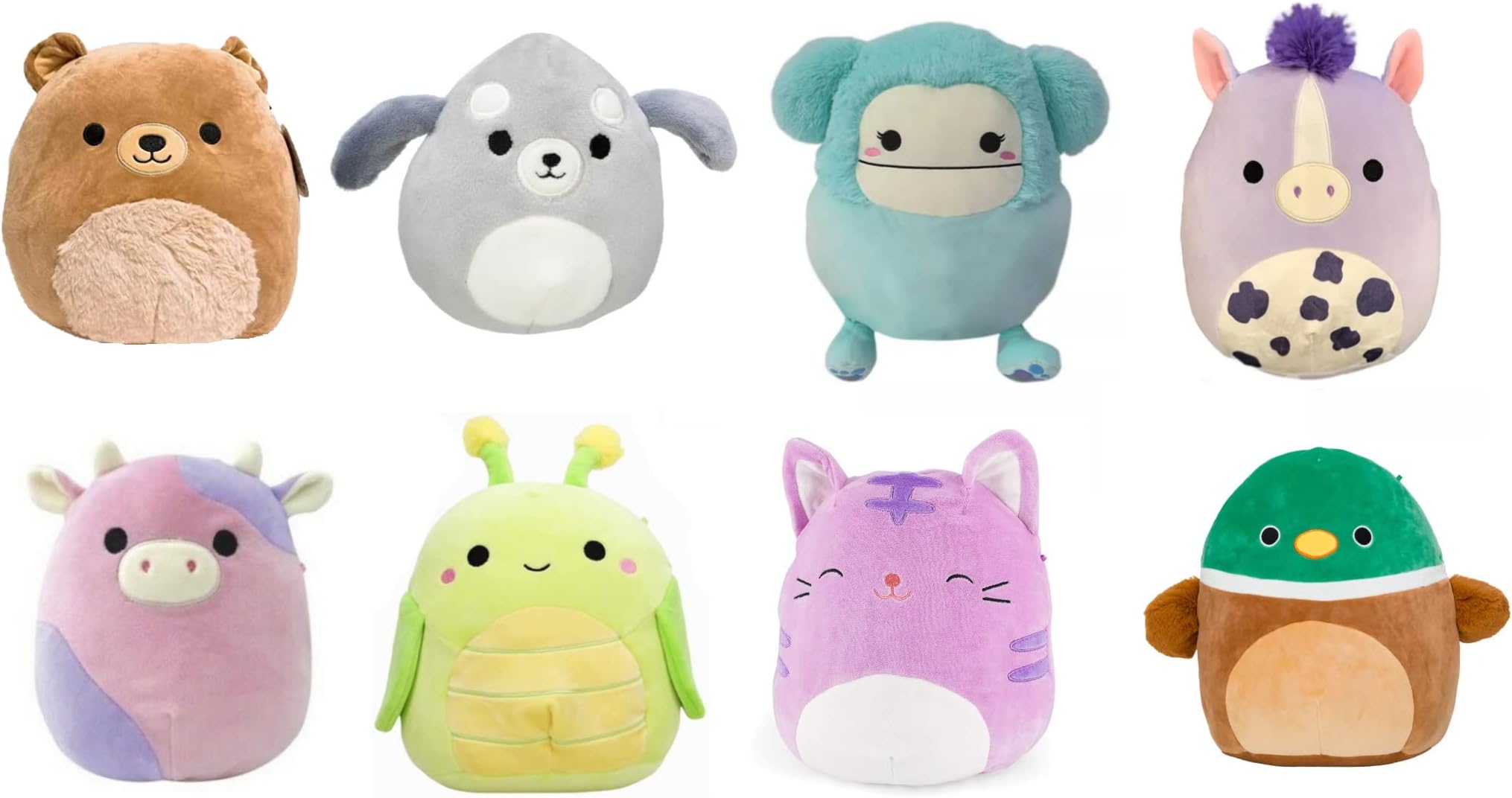 Amazon.com: Squishmallows Official Box Set of 8 - 5 inch 5" Favorites ...