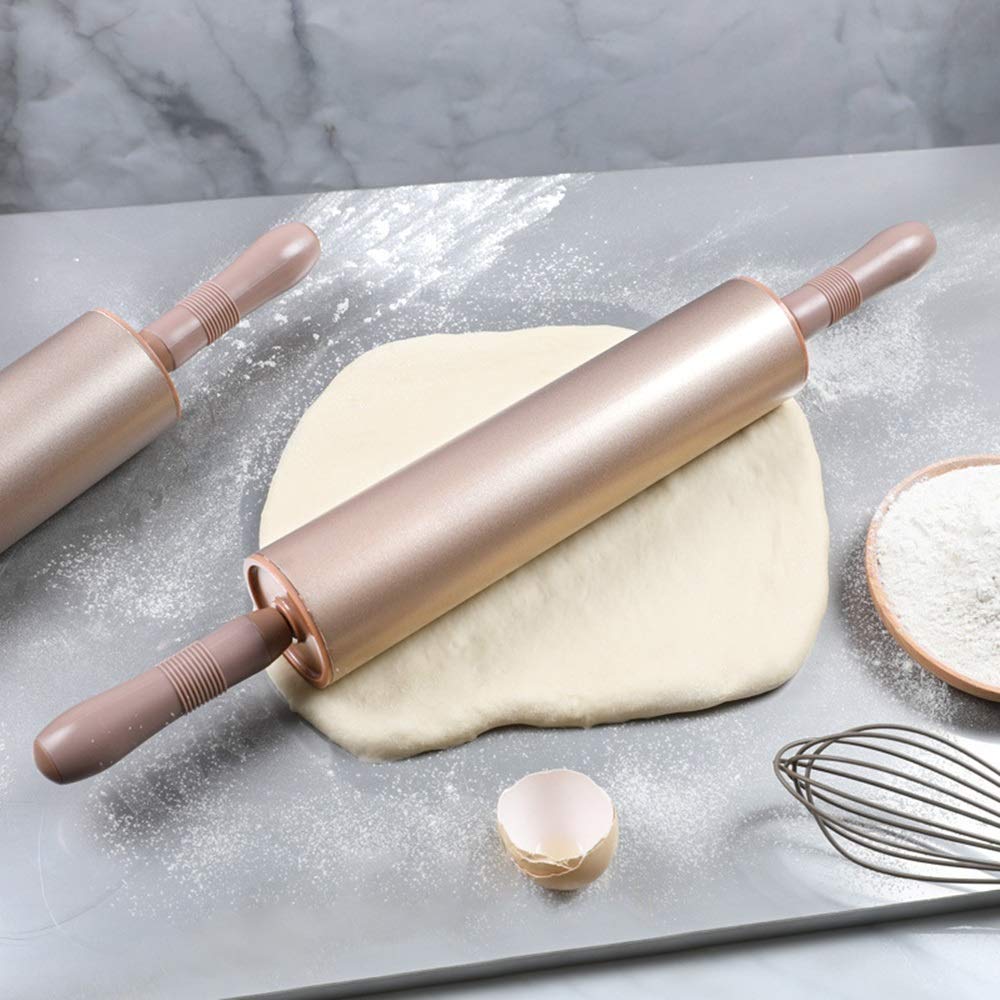 Nudelholz, Antihaft-Roller Haushalt große Nudel Stick Fondant Knödel Haut Pizza Backwerkzeug (Fleck