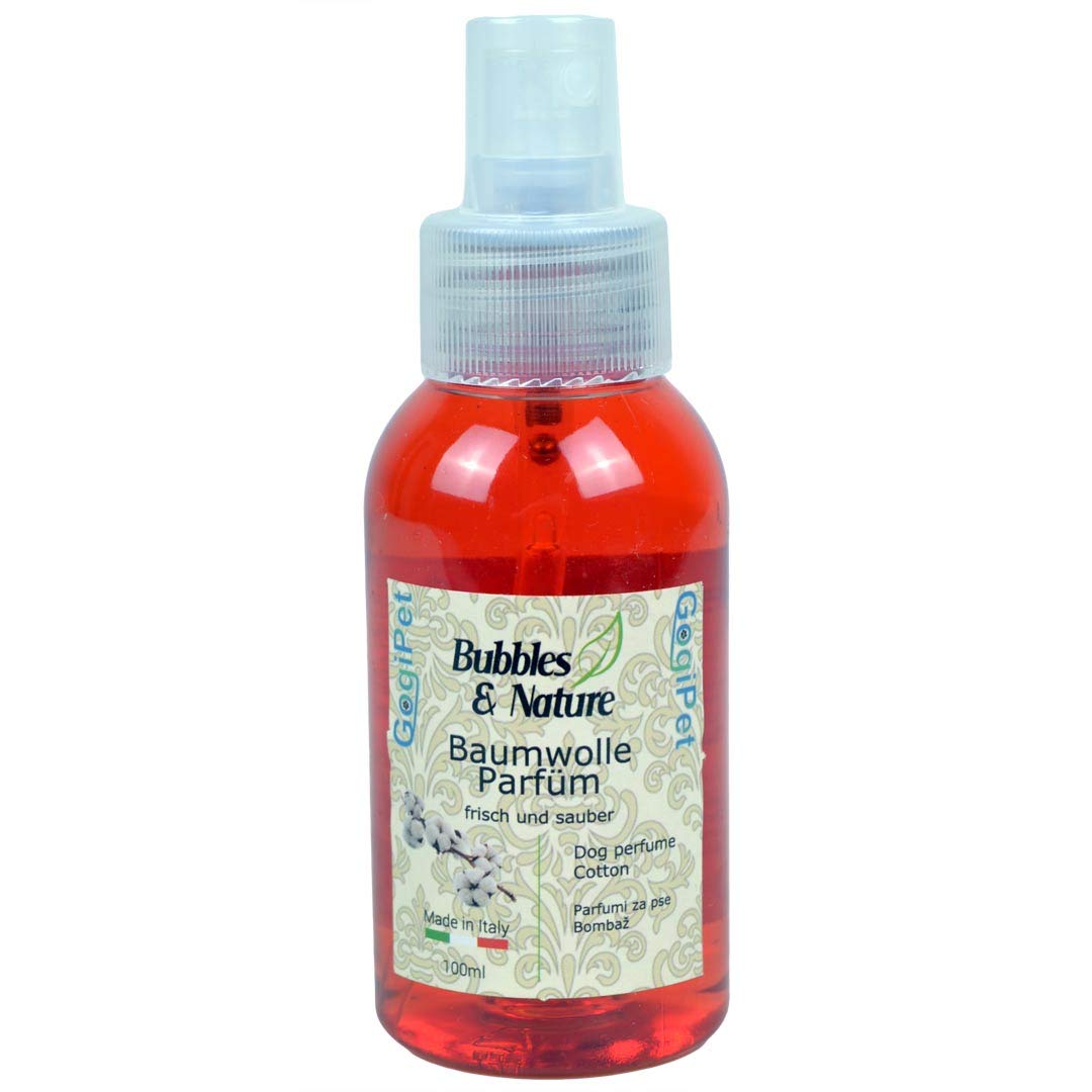 Bubbles & Nature Hundeparfüm mit Pflege Baumwolle frisch und sauber