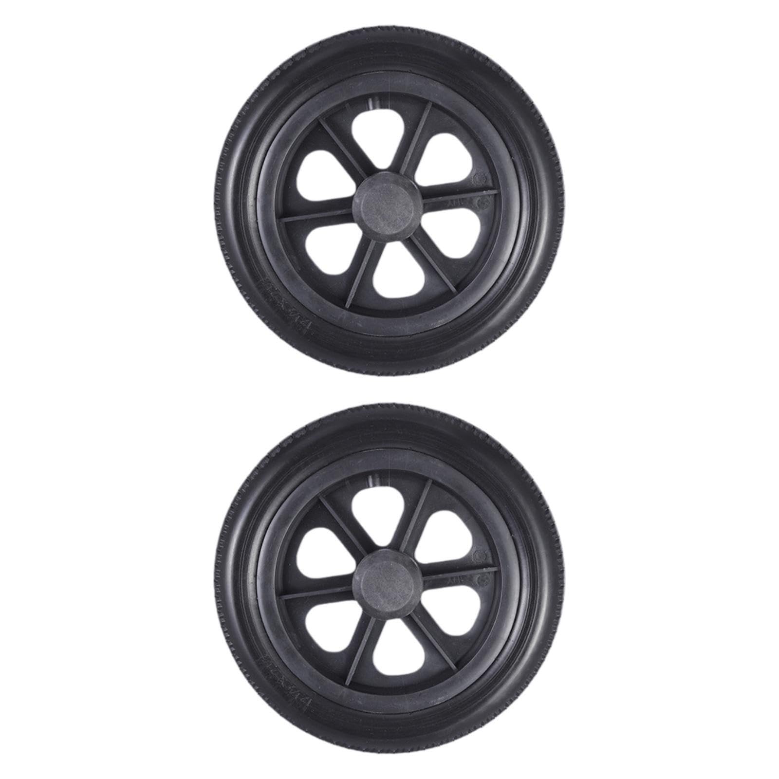 Neumático de repuesto ligero para rueda trasera de silla de ruedas de 12 pulgadas, neumáticos sólidos sin aire de PU, fácil instalación,