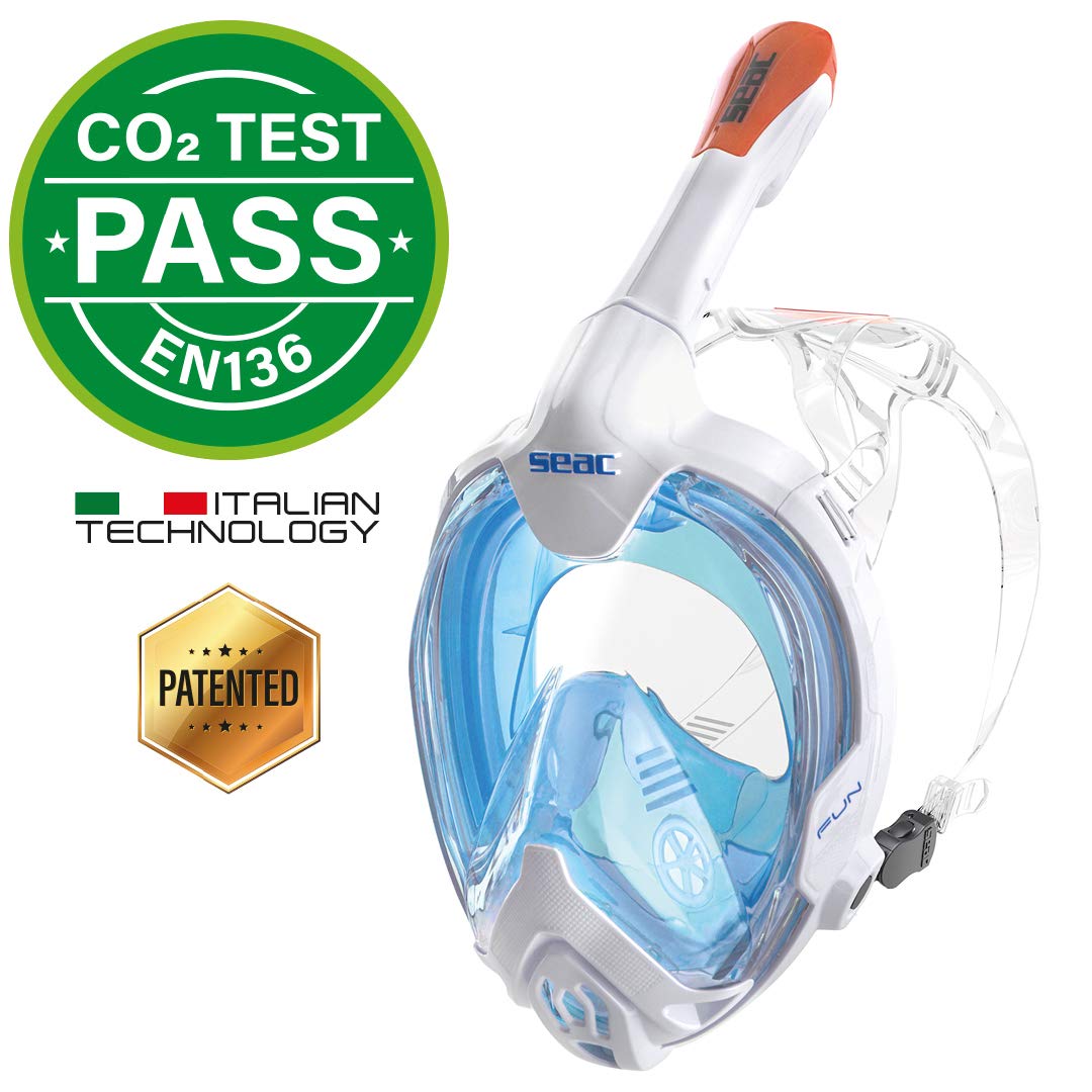 SEAC Magica Full Face Snorkeling Mask Comfortable for Smaller Faces