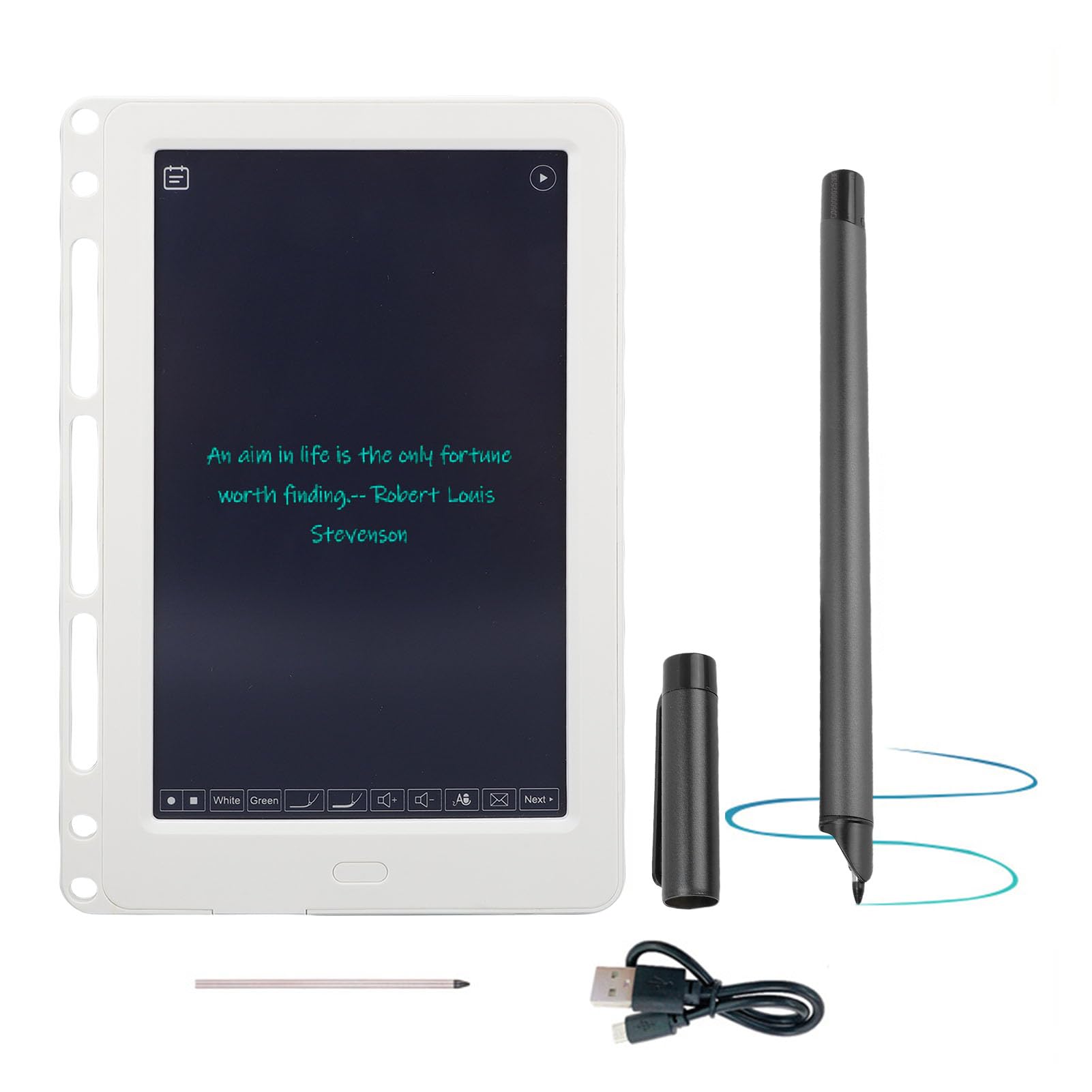 SIXRUN Smart Pen Writing Board Set, Taccuino Digitale Riutilizzabile con AI Smart Pen, Conversione in Testo Modificabile, con APP per Telefoni e Tablet IOS