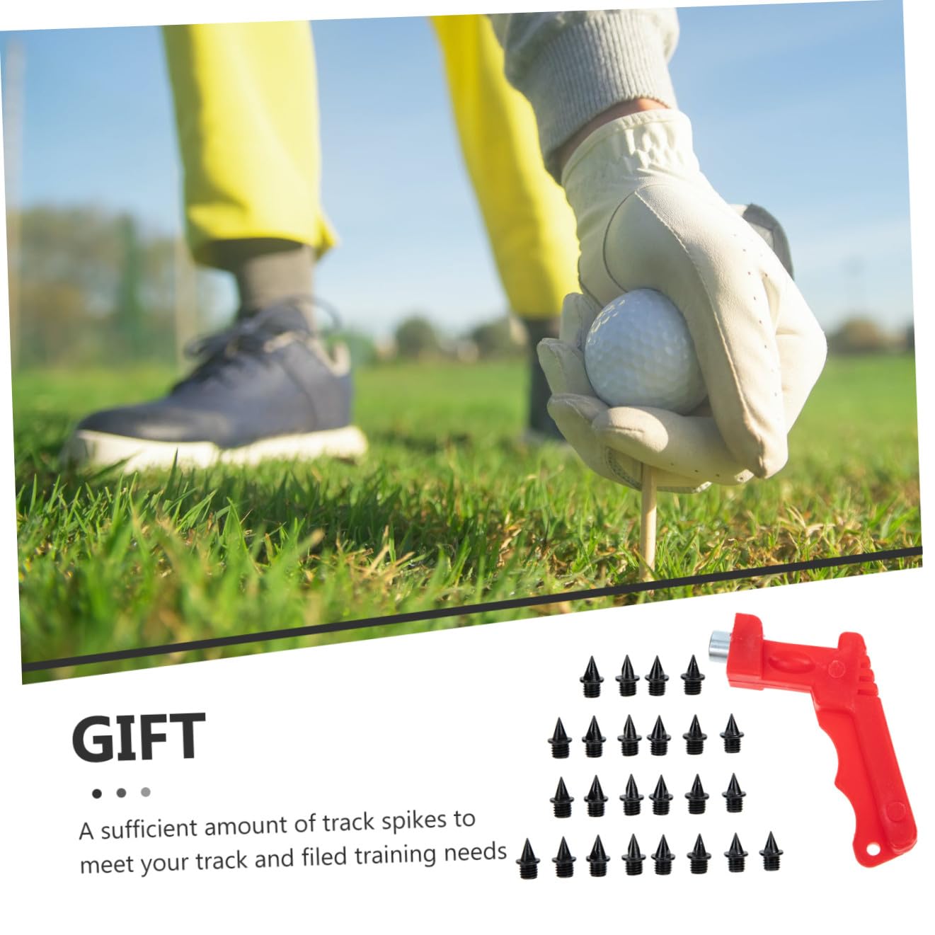 Hemobllo Chiodi Per Scarpe Golf Tacchetti Tacchetti Per Scarpe Tacchetti Per Scarpe Golf Tacchetti Per Scarpe Chiodate Impugnatura Ricambio Scarpe Antiscivolo