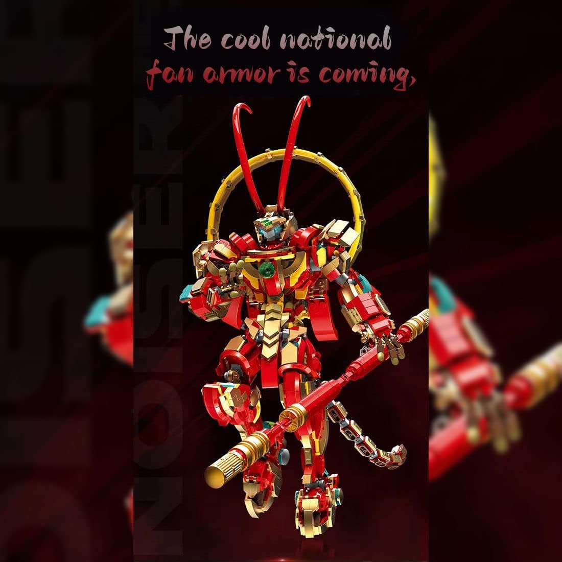 Amazon.com: JOMIOD MOC China Chic Mecha Monkey King General