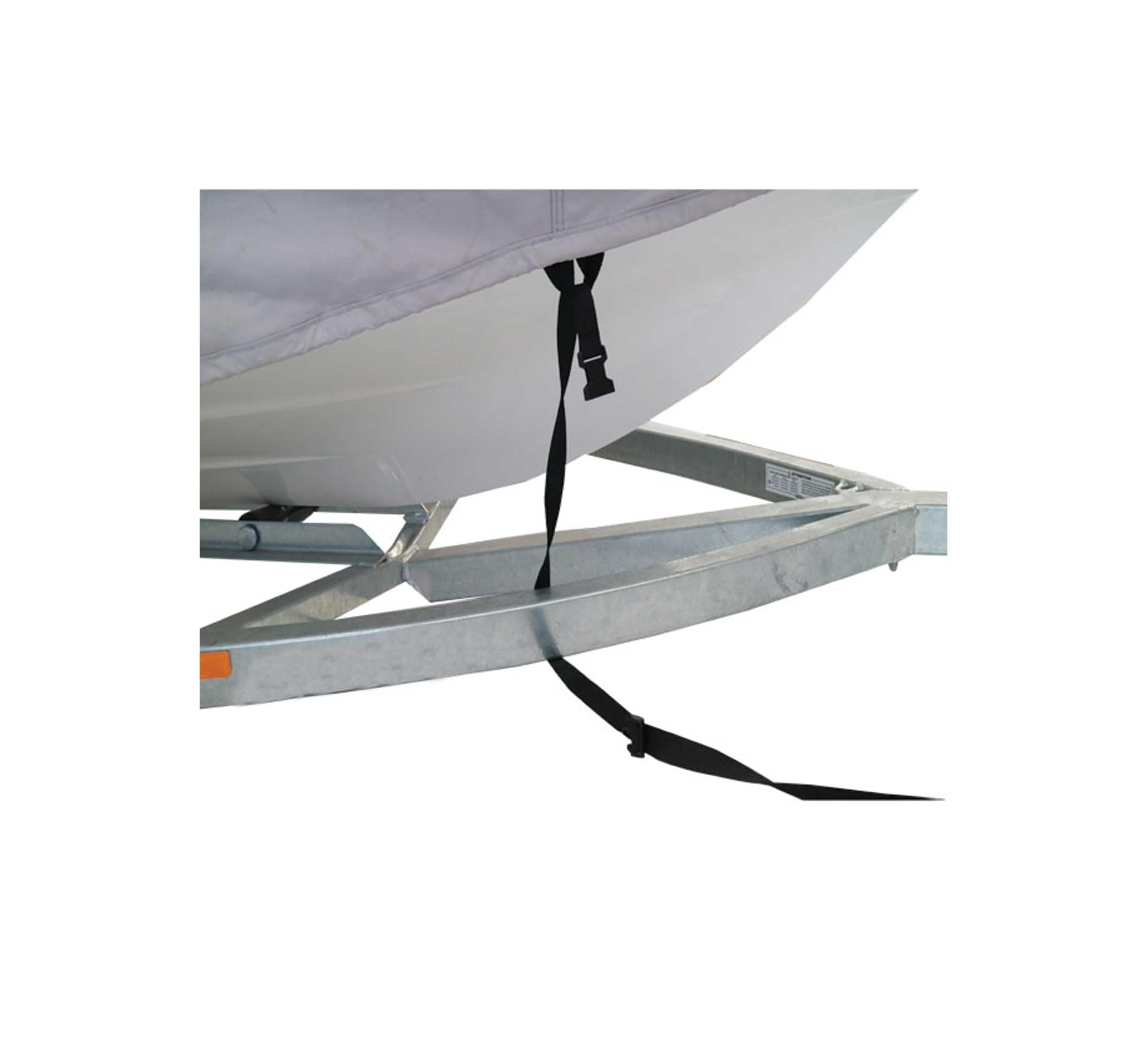 Tauds de Bateau Semi-rigides Oceansouth, avec Ouvertures arrière pour Les arceaux de sécurité. (6.4m-6.7m)