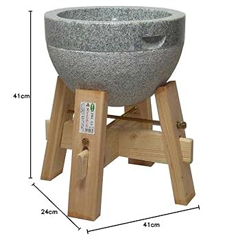 石臼 もちつき 3升 臼