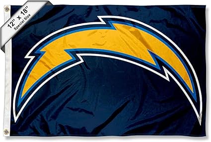 WinCraft Los Angeles Chargers Boat and Golf Cart Flag