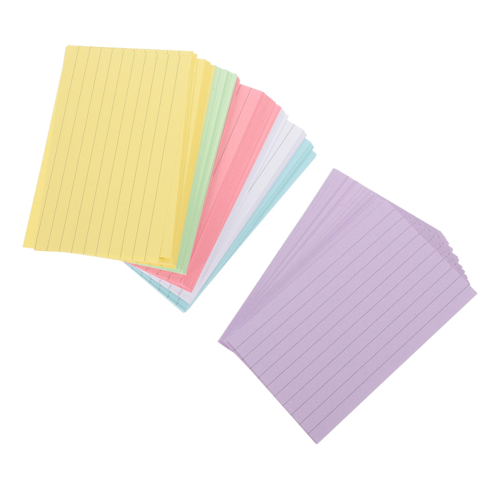 SHINEOFI 3 Sätze Farbige Karteikarten Bunt Groß Karteikarten Lernen Wortkarten Schreiben Schreibutensilien Büromaterial Notepad Farbig Speicher Papier 300 Blatt*3