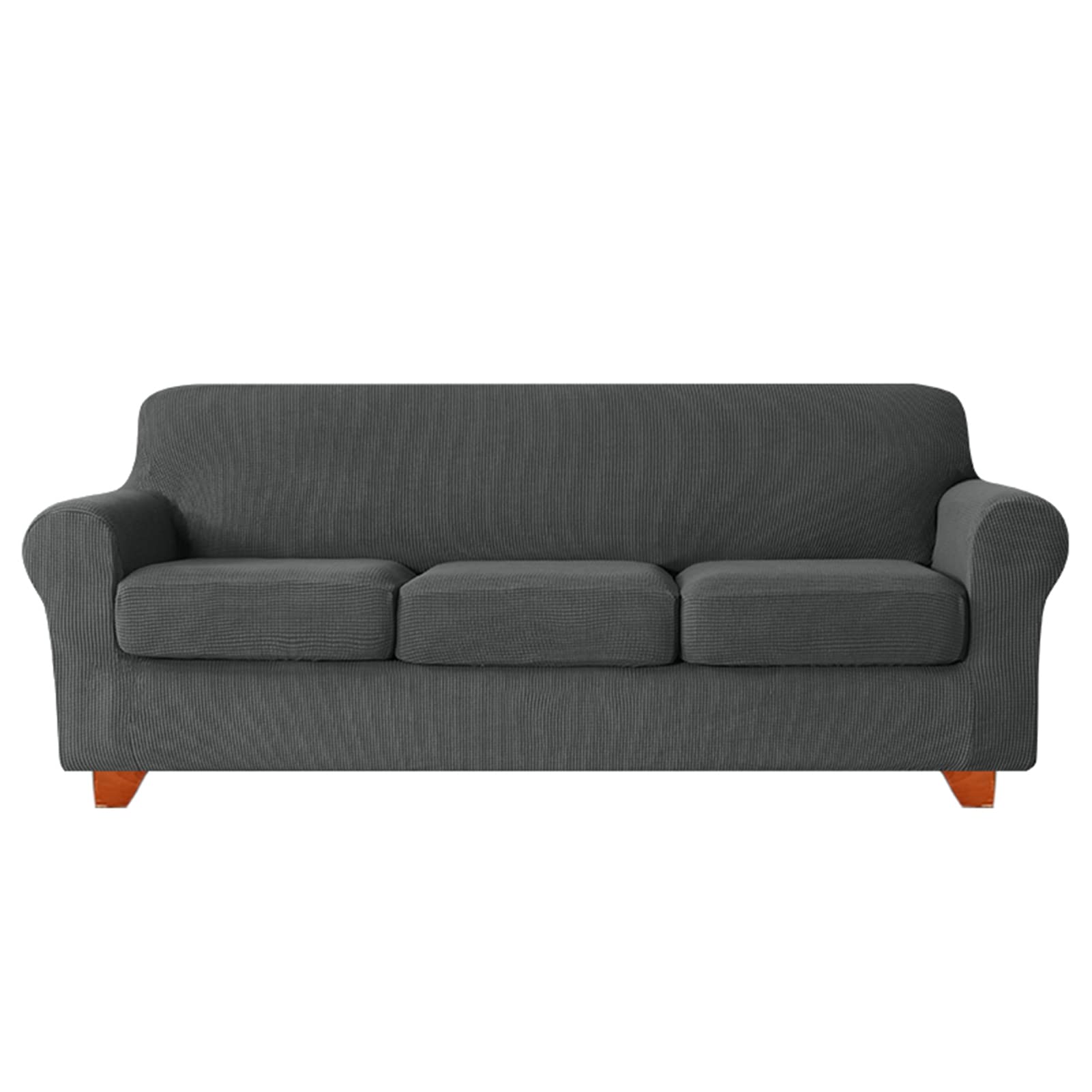 Housse de canapé extensible 3 places lavable et antidérapante en spandex pour salon