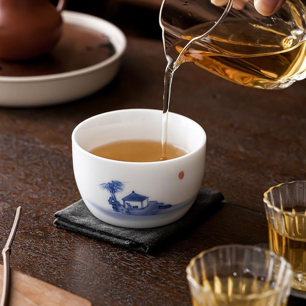 Matcha kubki herbaciarnia ręcznie malowany kubek dla gospodarza osobisty kubek do herbaty chińska ceramiczna popołudniowa herbata impreza biuro filiżanka do herbaty zestaw do herbaty kubek do