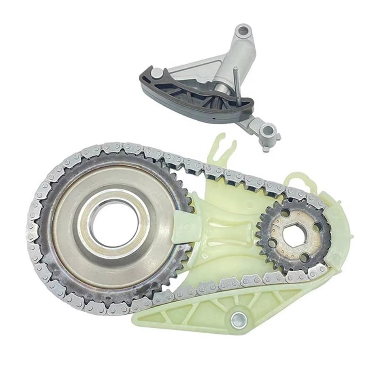 łańcuch napędowy oleju Pasuje do Bmw N20 OEM 11318648732 11417605366 zestaw pompy oleju rozrządu 1 sztuka zestaw łańcucha prowadnica montażowa napinacz zestaw łańcucha pompy oleju