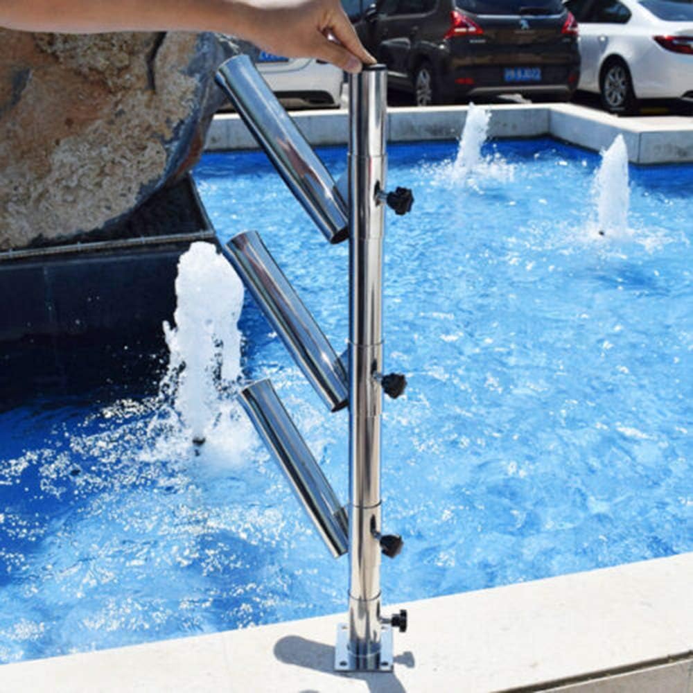 Rod Holder Triple Stainless Steel Boat Rod Holders