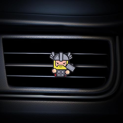 Decoración de ventilación de aire, bonito clip de ventilación decorativo de superhéroes para automóviles, dormitorio u oficina Thor