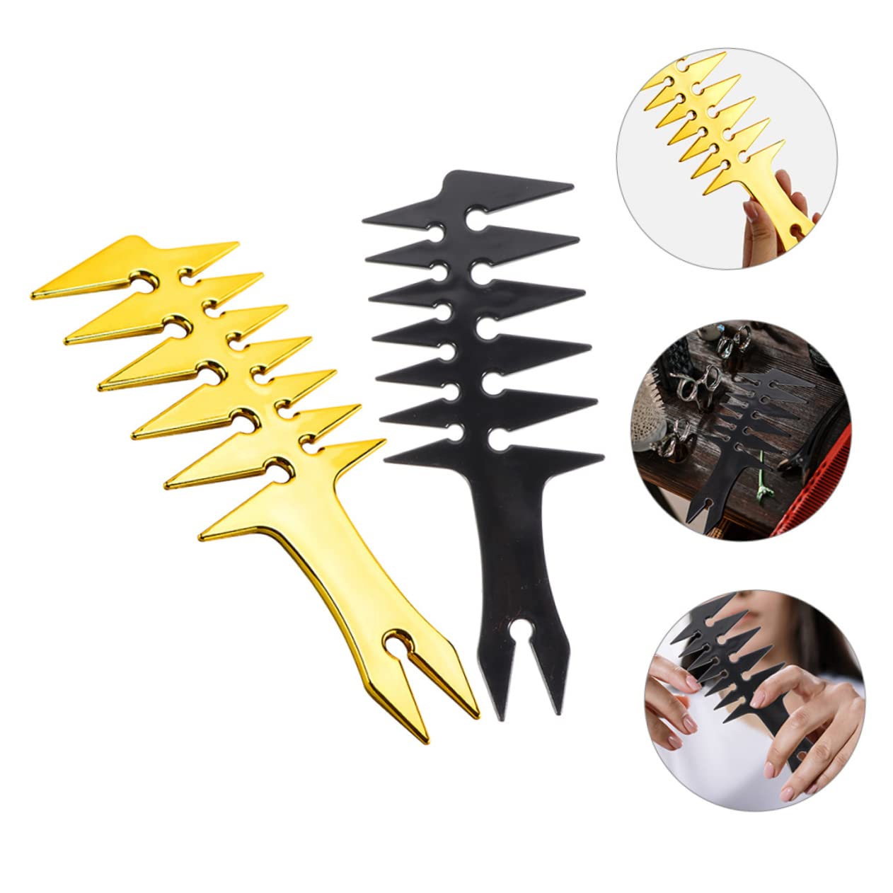 Abaodam 6 Stk Frisierkamm Ölpestkamm Rechenkamm Haarstylingkamm Für Männer Styling-tools Und -geräte Geldbeutelkamm Breiter Spitzkamm Haarkamm Perücke Zopf Kamm Abs Zubehör Mann Jahrgang