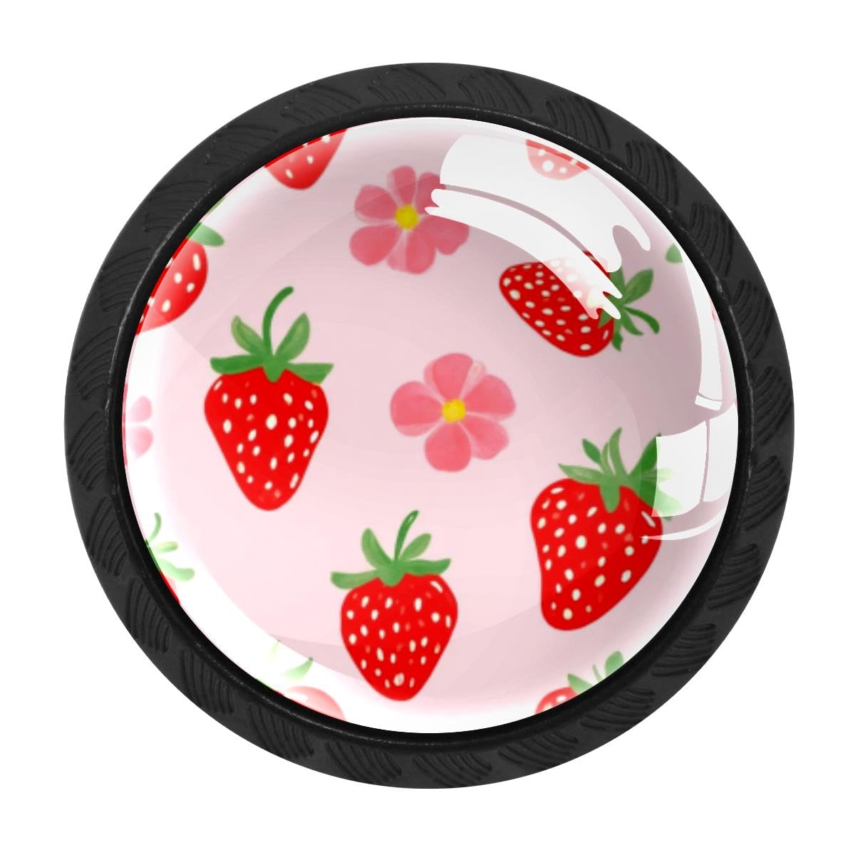 Heoeh Multi 1 4 Pcs Kitchen Cabinet Knobs, Strawberry Drawer Knobs Dresser Handles