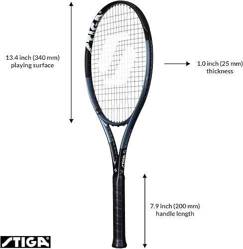 Miniatura 2 de STIGA Supreme Raqueta de tenis, raqueta de tenis para adultos para jugadores avanzados y juegos de alto rendimiento