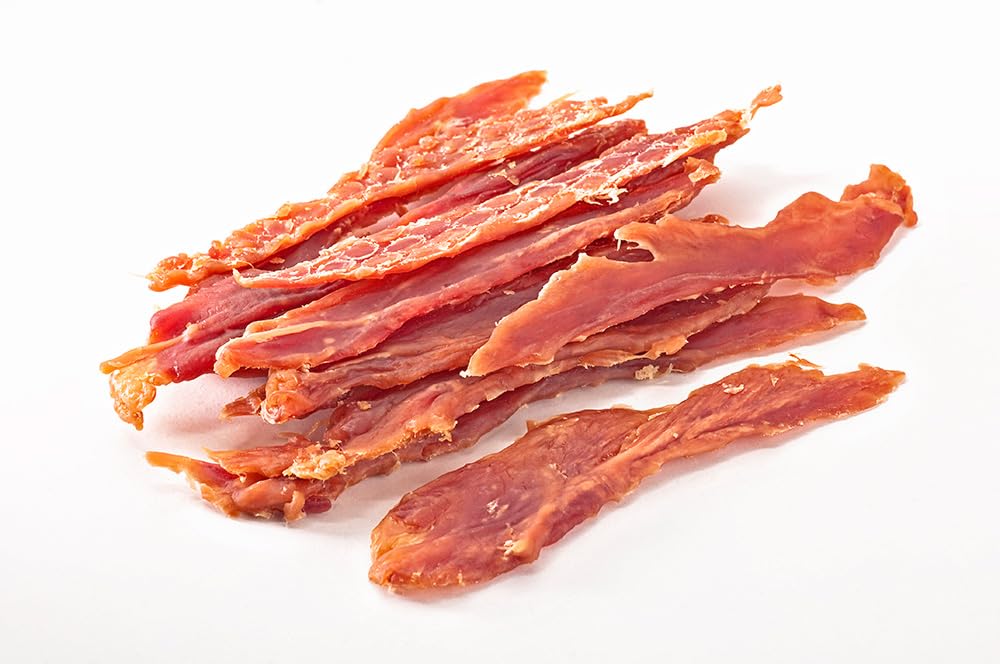 900 g de filete de pato fino - Diversión para masticar para perros y gatos - secado al aire suave - producto natural - golosinas para perros - carne de pato (900 g, pato)