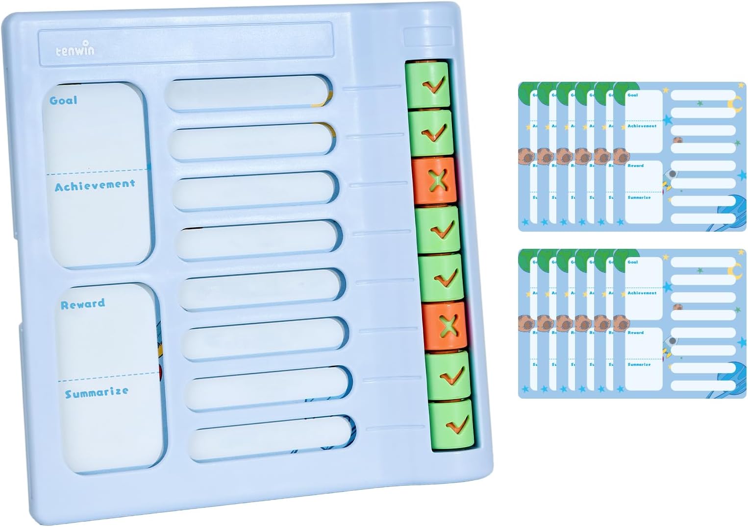 Amazon.com : tenwin Chore Chart Checklist Board for Kids/Adults ...