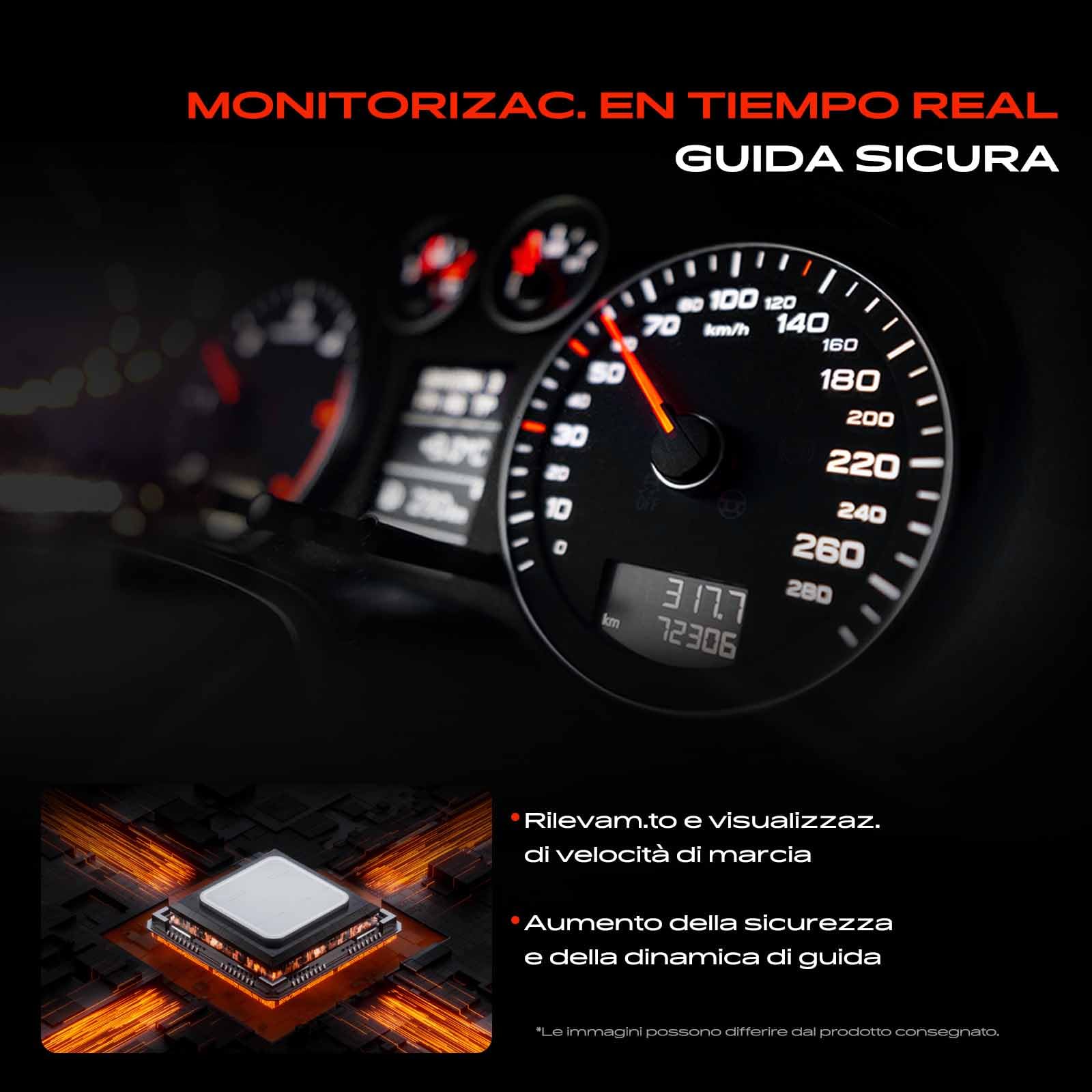Frankberg Sensore di percorrenza Sensore albero tachimetrico Compatibile con 169 Strada Pick-up 178 278 Punto 188 Doblo MPV 263 Doblo MPV 119 223 Replace# 46817374