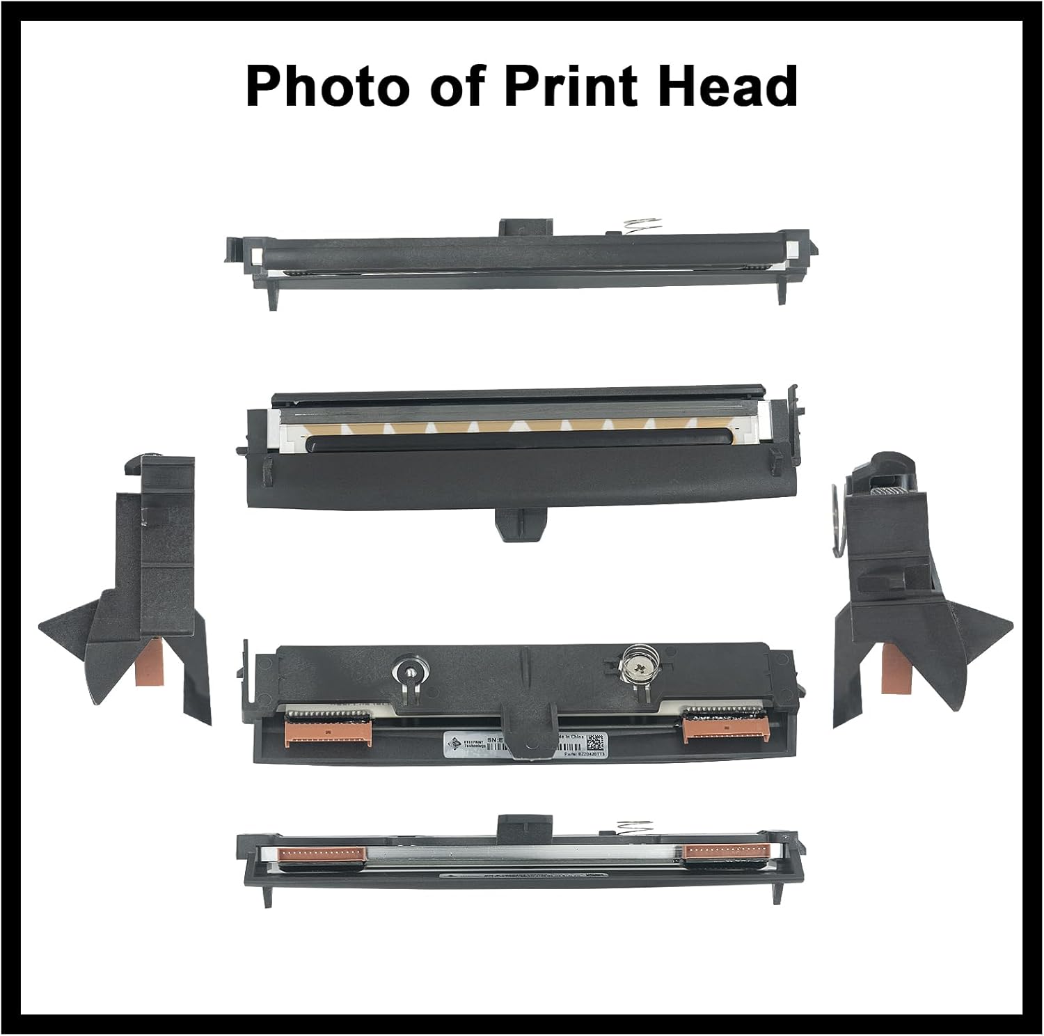 P1080383-227 Printhead for Zebra ZD420T ZD620T ZD621T 300dpi Thermal Label Barcode Printer, Premium Print Head Replacement