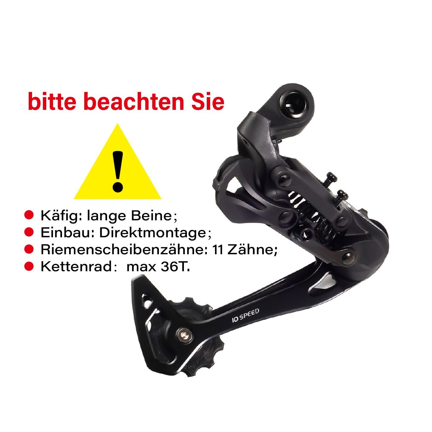 Cambio 10 scomparti per Shimano/sram, leva del cambio 10 volte a destra, cambio bicicletta 10 posizioni per mountain bike.