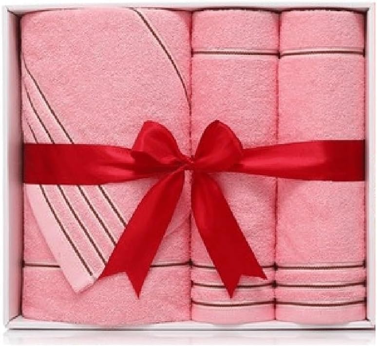 Embroidered Bath Towel 3 Piece Set Cotton Bath Towel Towel