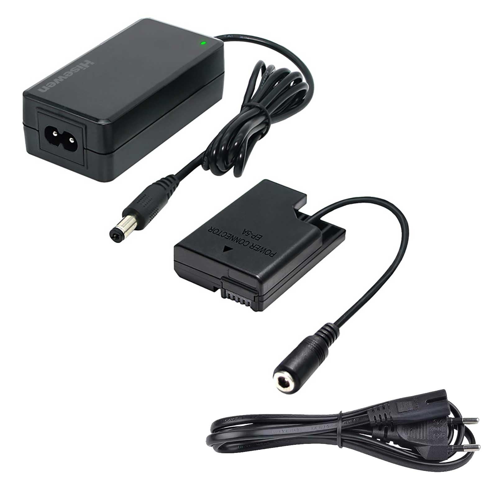 EP-5A Netzteil DC Coupler EN-EL14 Dummy Akku für Nikon D3100 D3200 D3300 D3400 D3500 D5100 D5200 D5300 D5500 D5600 P7800 P7100 DF Kameras.