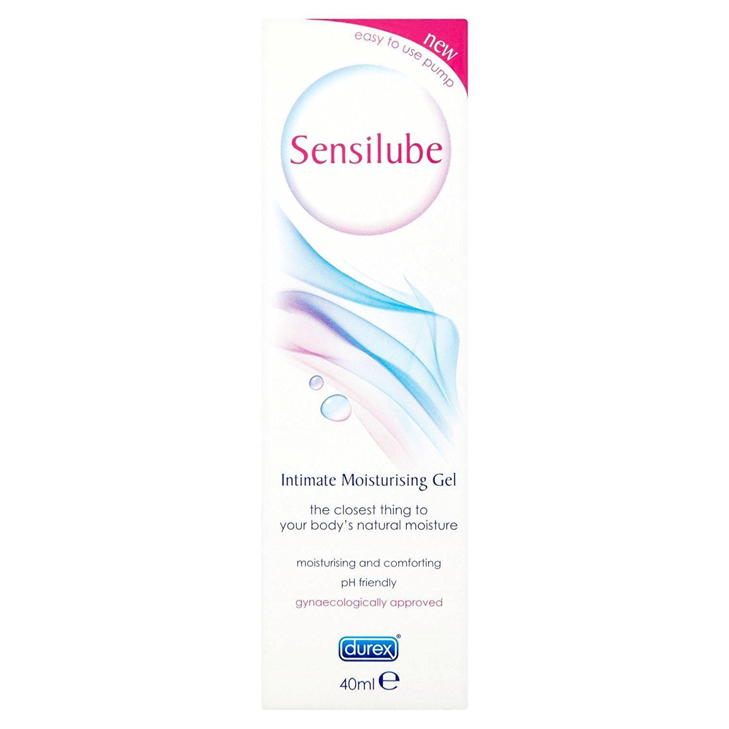 Durex Sensilube Lot de 4 flacons de gel 40 ml