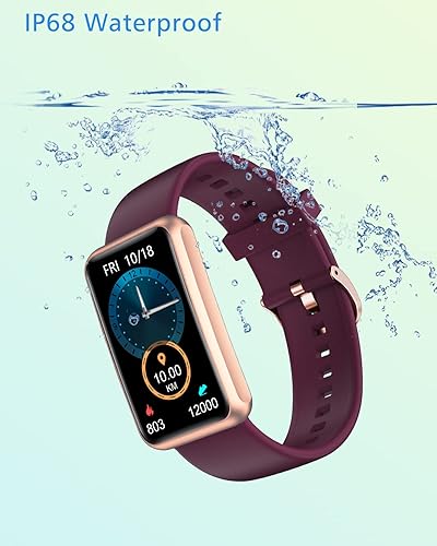 Miniatura 6 de Rastreador de actividad física, no Bluetooth, no requiere aplicaciónteléfono, reloj de fitness IP68 impermeable con contador de pasos, rastreador de