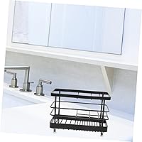 Vista 8 de Cabilock Soporte para pasta de dientes, pequeño soporte cromado para cepillos de dientes para baño, inoxidable inoxidable, soporte de exhibición